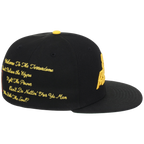 The "Rebel Radio" Public Enemy Collection - 'Fear of a Black Planet' - Black/Yellow Fitted
