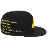 The "Rebel Radio" Public Enemy Collection - 'Fear of a Black Planet' - Black/Yellow Fitted