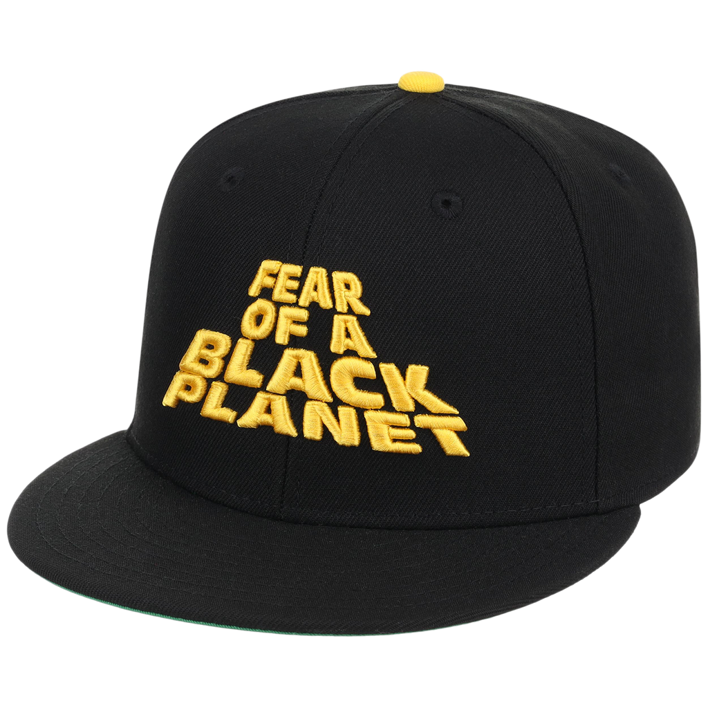 The "Rebel Radio" Public Enemy Collection - 'Fear of a Black Planet' - Black/Yellow Fitted