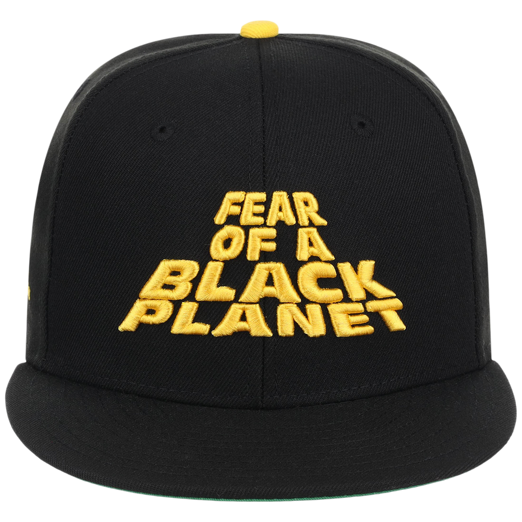 The "Rebel Radio" Public Enemy Collection - 'Fear of a Black Planet' - Black/Yellow Fitted