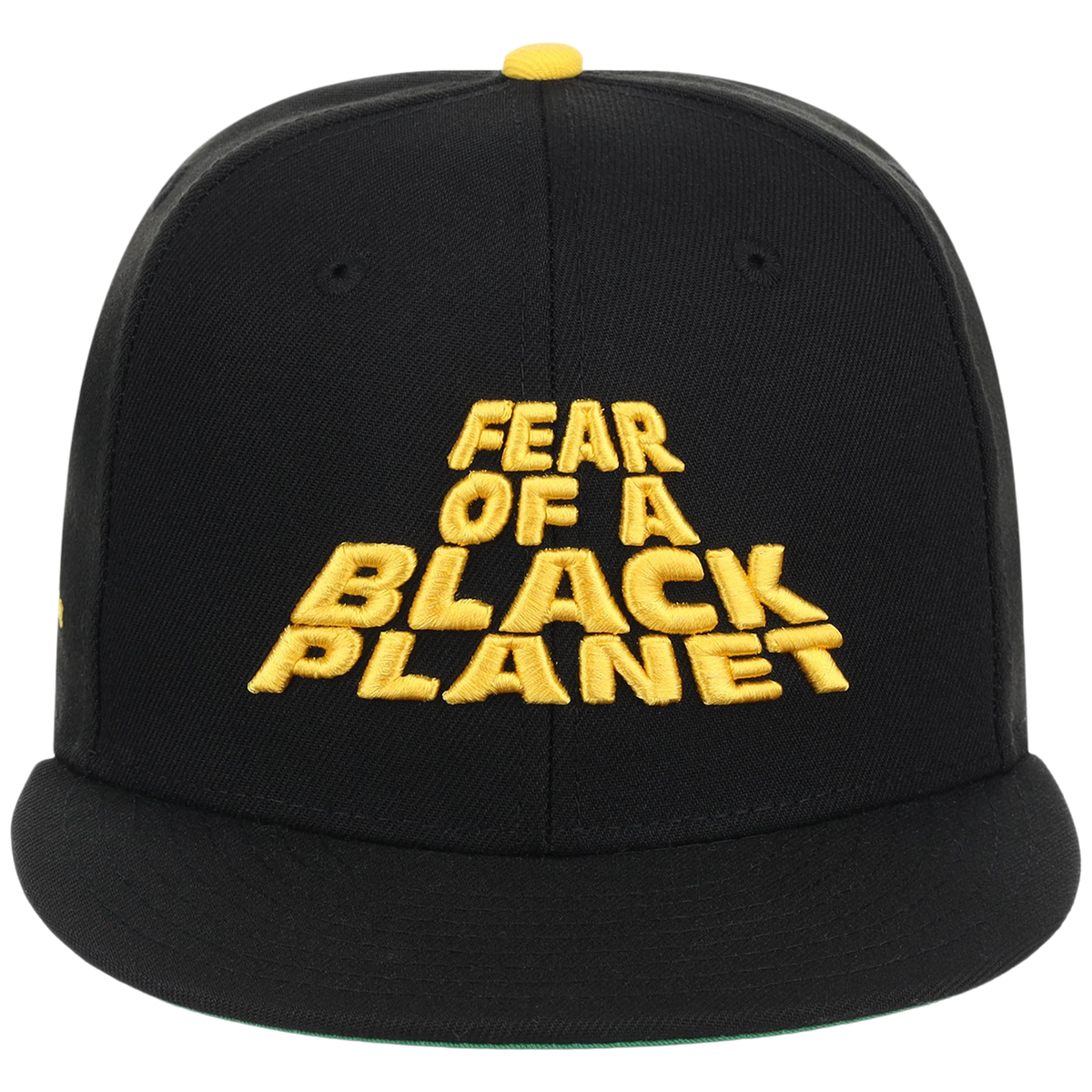 The "Rebel Radio" Public Enemy Collection - 'Fear of a Black Planet' - Black/Yellow Fitted