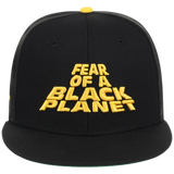 The "Rebel Radio" Public Enemy Collection - 'Fear of a Black Planet' - Black/Yellow Fitted