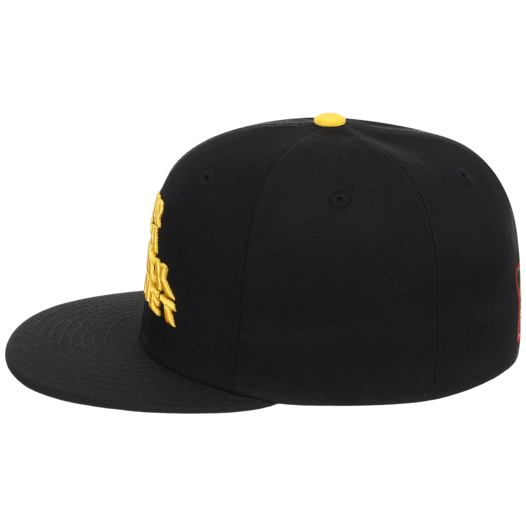The "Rebel Radio" Public Enemy Collection - 'Fear of a Black Planet' - Black/Yellow Fitted