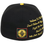 The "Rebel Radio" Public Enemy Collection - 'Fear of a Black Planet' - Black/Yellow Fitted