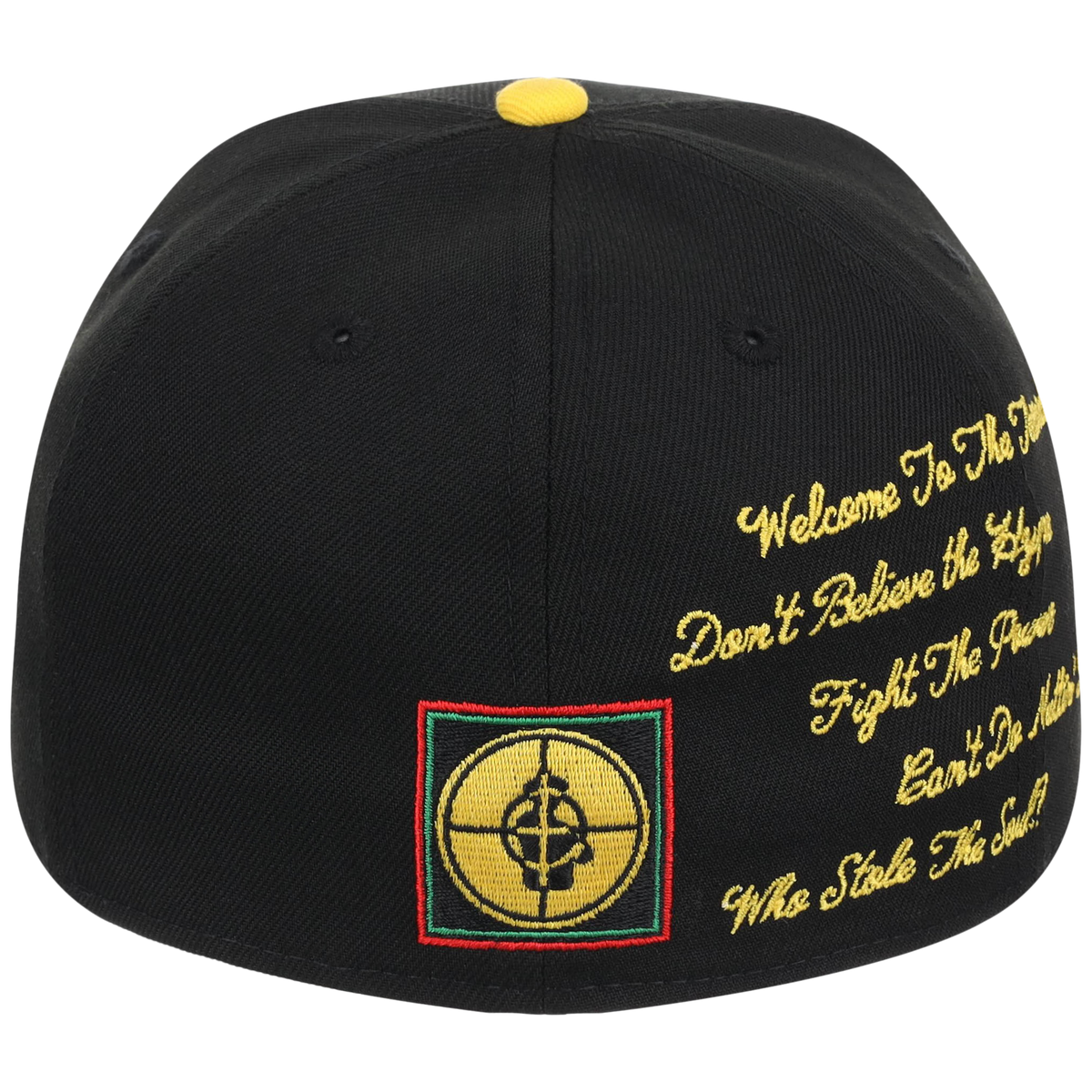 The "Rebel Radio" Public Enemy Collection - 'Fear of a Black Planet' - Black/Yellow Fitted