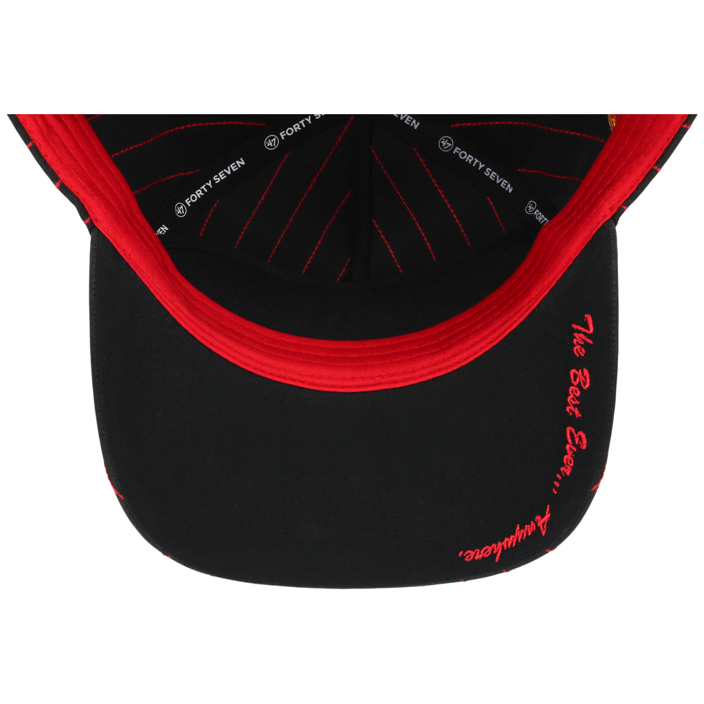 Chicago Bulls NBA Champ '47 Hitch Collection - Satin Pinstripe (Red/Black)
