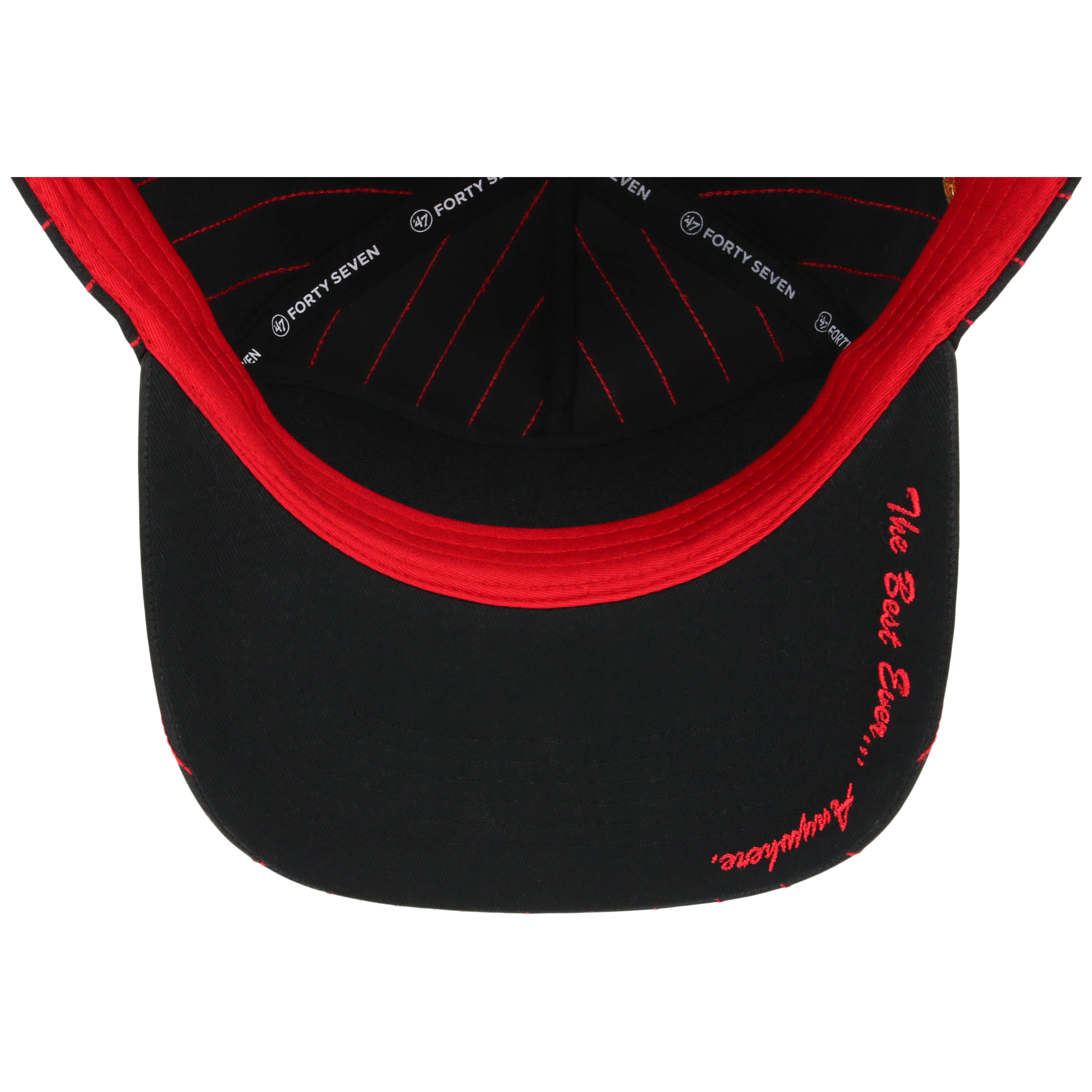 Chicago Bulls NBA Champ '47 Hitch Collection - Satin Pinstripe (Red/Black)