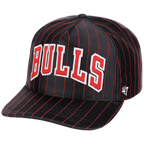 Chicago Bulls NBA Champ '47 Hitch Collection - Satin Pinstripe (Red/Black)