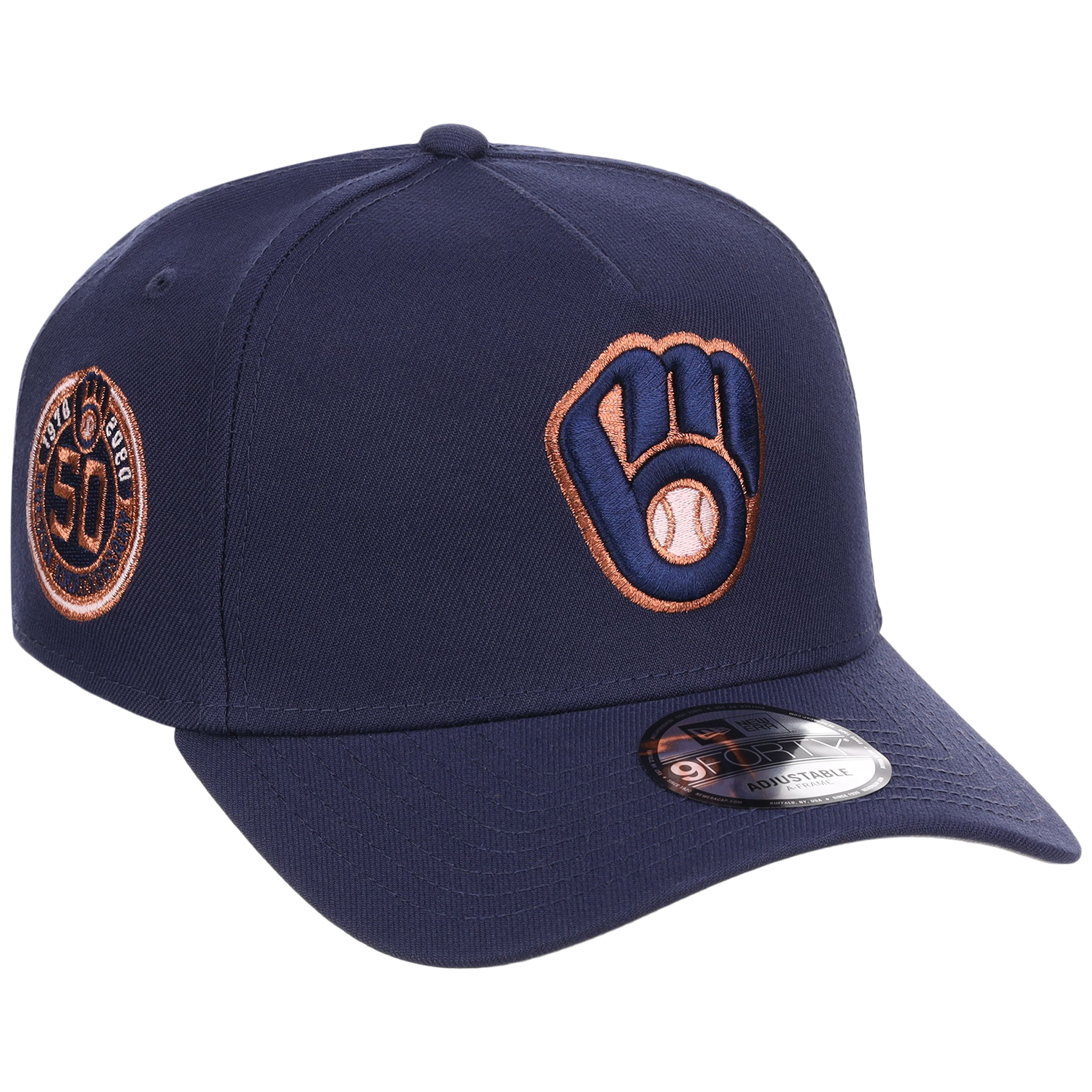 Milwaukee Brewers MLB Copper Blush New Era 9FORTY