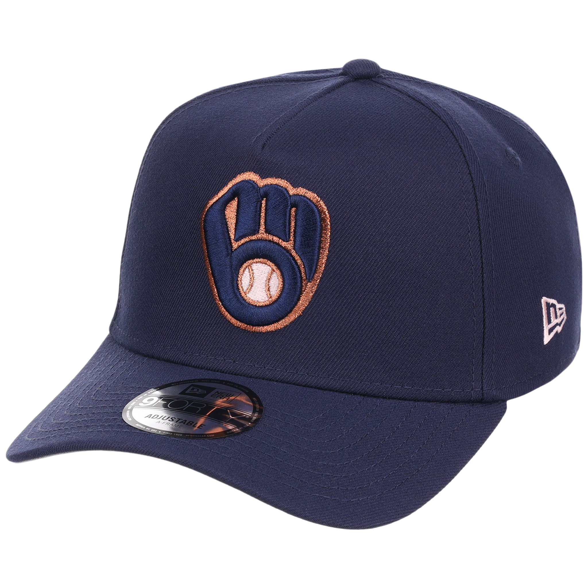 Milwaukee Brewers MLB Copper Blush New Era 9FORTY