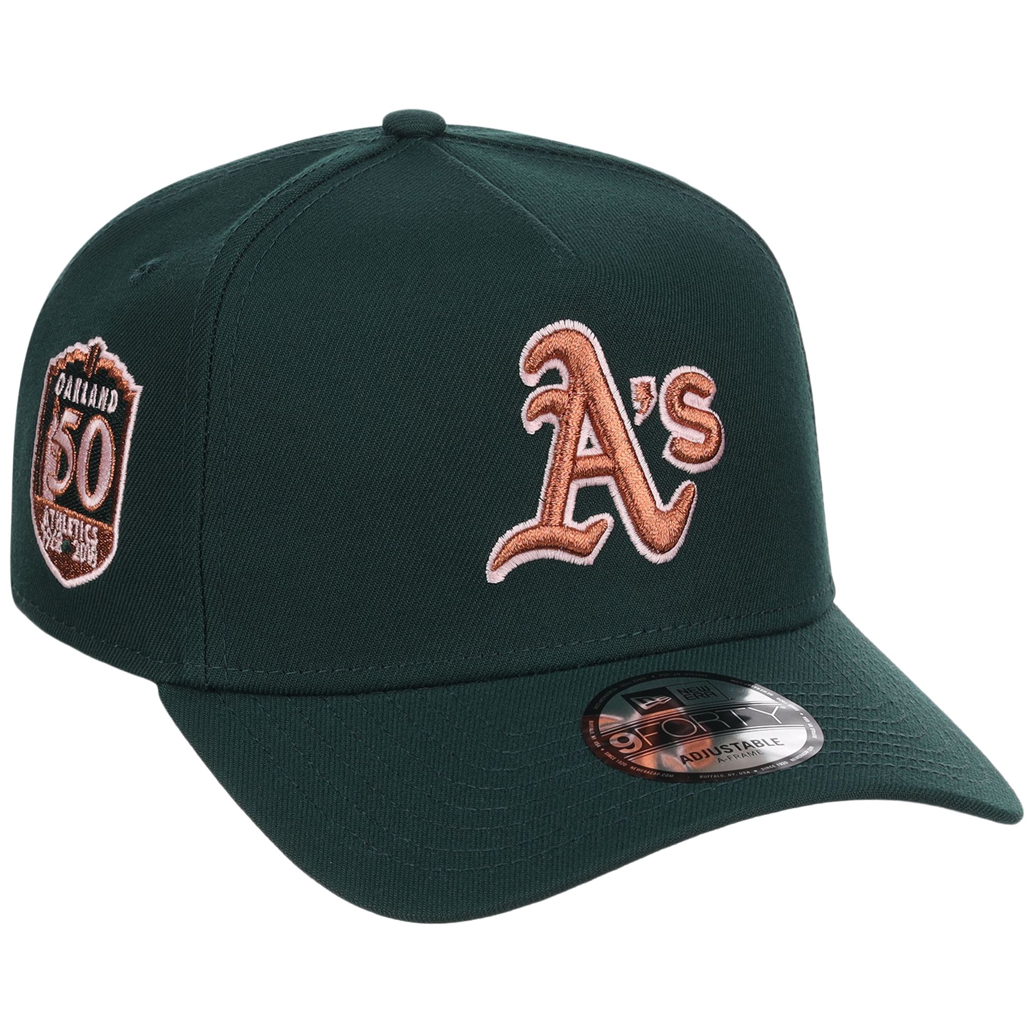 Oakland Athletics MLB Copper Blush New Era 9FORTY