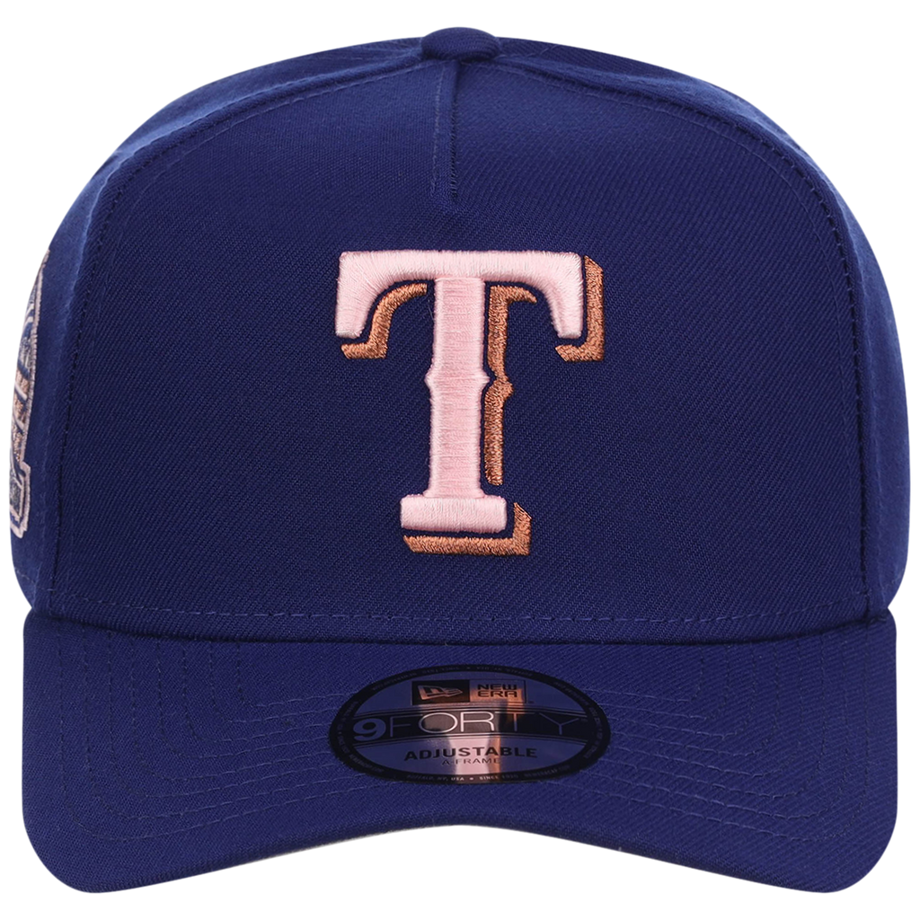 Texas Rangers MLB Copper Blush New Era 9FORTY