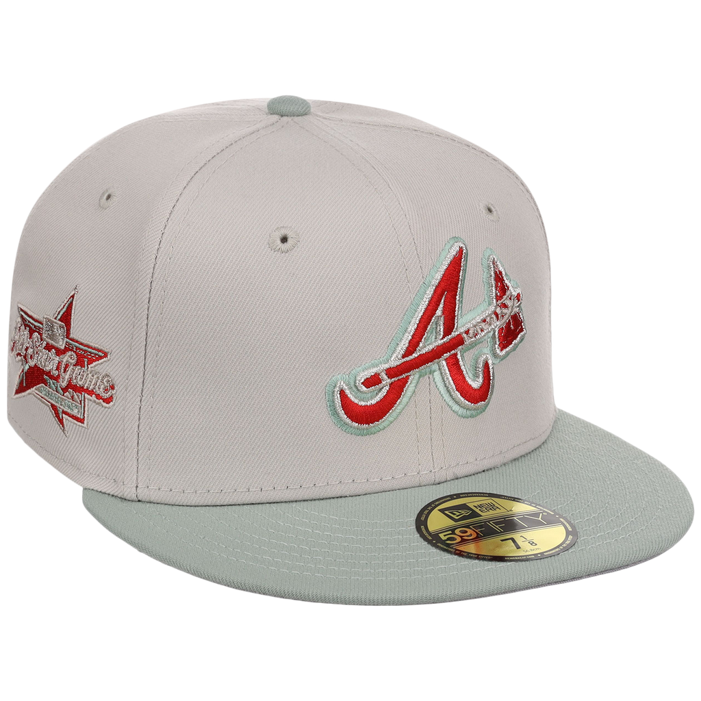 Atlanta Braves MLB Stone Widow New Era 59FIFTY