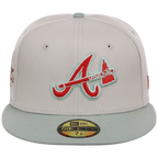 Atlanta Braves MLB Stone Widow New Era 59FIFTY
