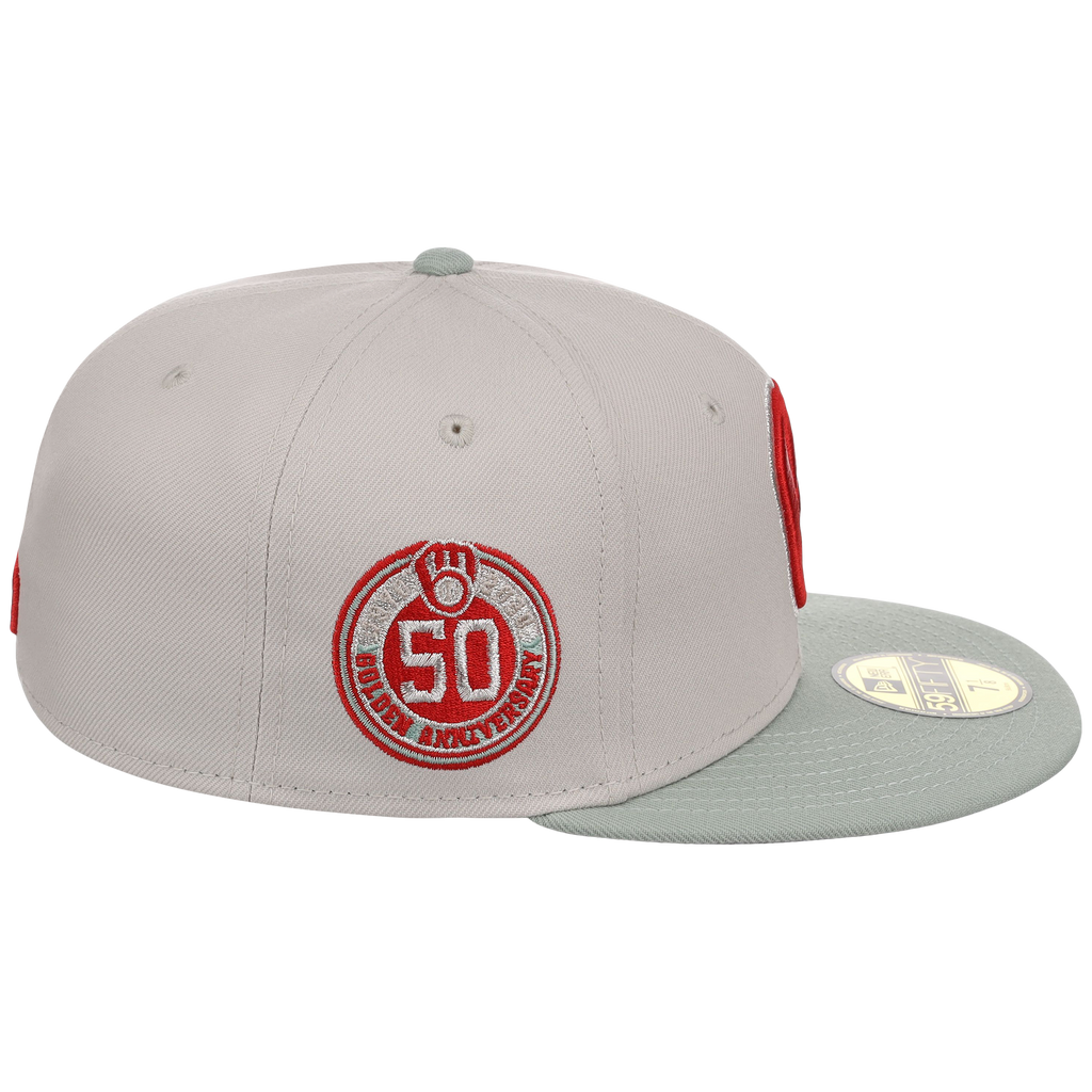 Milwaukee Brewers MLB Stone Widow New Era 59FIFTY