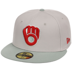 Milwaukee Brewers MLB Stone Widow New Era 59FIFTY