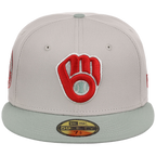 Milwaukee Brewers MLB Stone Widow New Era 59FIFTY
