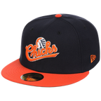 Memphis Chicks 8-bit Terror New Era 59FIFTY - Navy/Orange