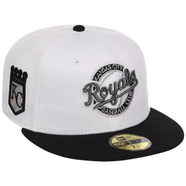 Kansas City Royals 8-bit Terror New Era 59FIFTY - White/Black