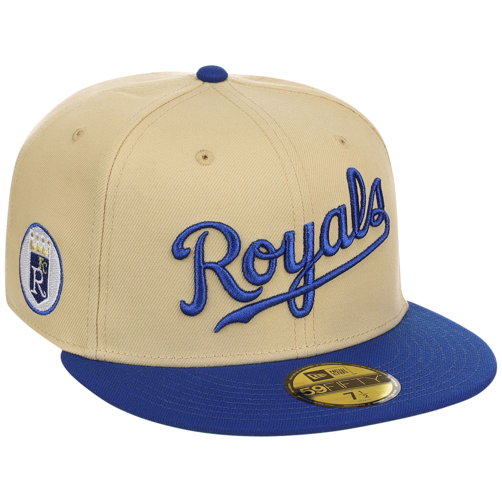 Kansas City Royals 8-bit Terror New Era 59FIFTY - Gold/Light Royal