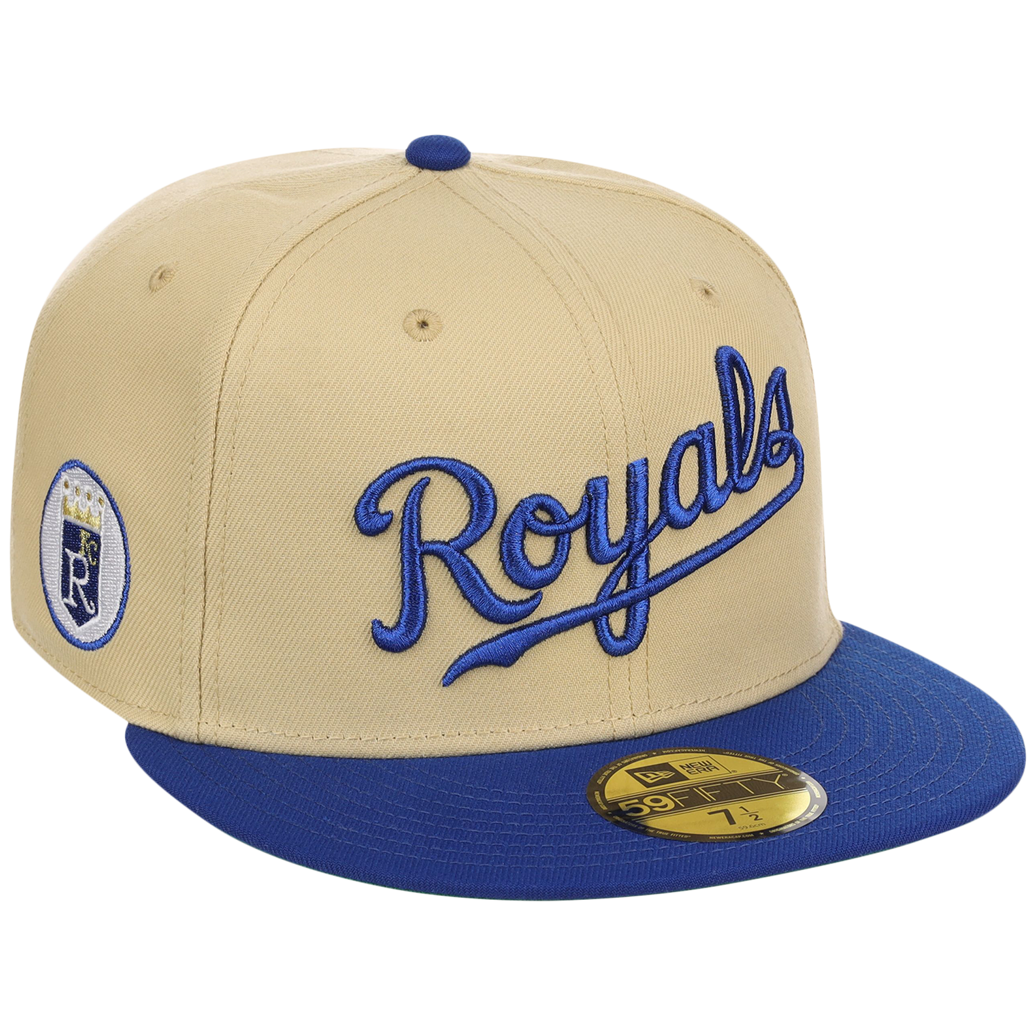 Kansas City Royals 8-bit Terror New Era 59FIFTY - Gold/Light Royal