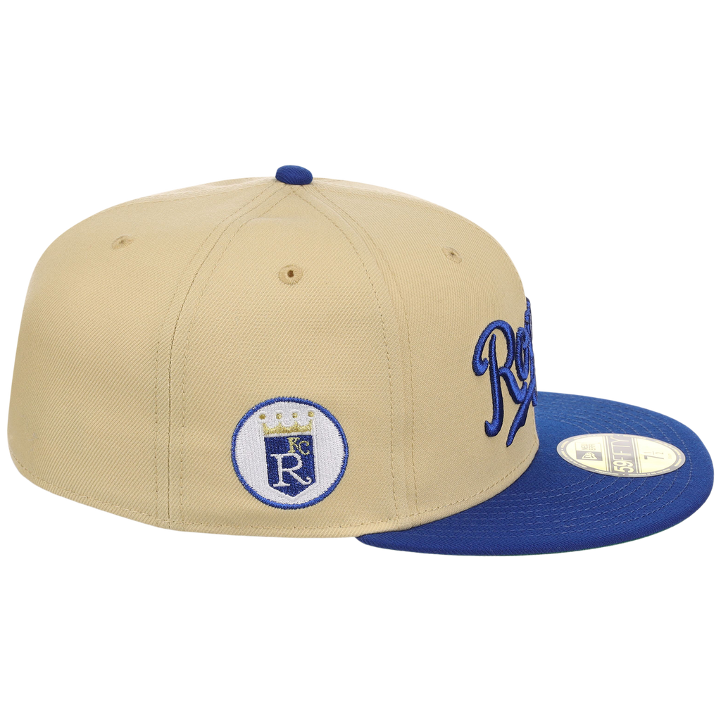 Kansas City Royals 8-bit Terror New Era 59FIFTY - Gold/Light Royal