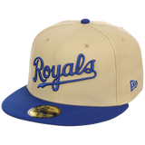 Kansas City Royals 8-bit Terror New Era 59FIFTY - Gold/Light Royal