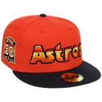 Houston Astros Space City Sunrise - New Era 59FIFTY Orange/Navy