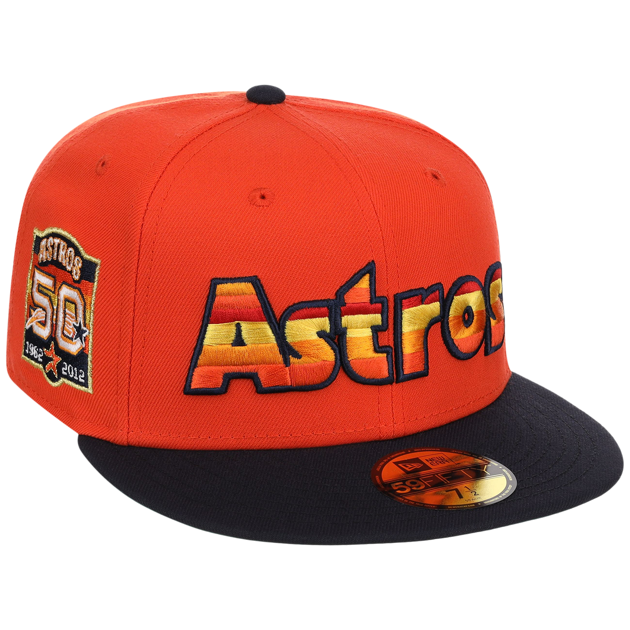 Houston Astros Space City Sunrise - New Era 59FIFTY Orange/Navy