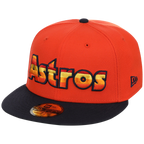 Houston Astros Space City Sunrise - New Era 59FIFTY Orange/Navy