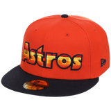 Houston Astros Space City Sunrise - New Era 59FIFTY Orange/Navy