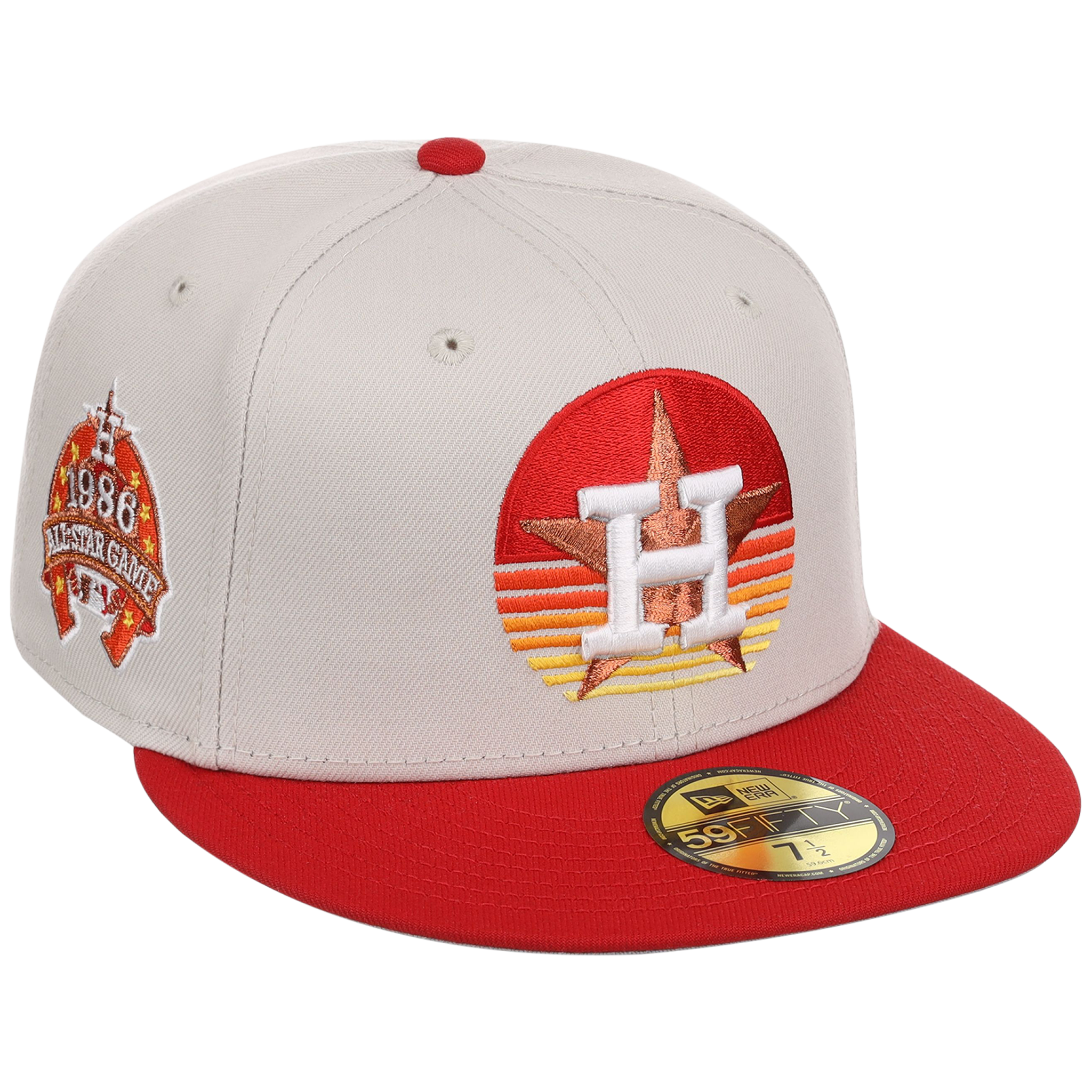 Houston Astros Space City Sunrise - New Era 59FIFTY Stone/Red