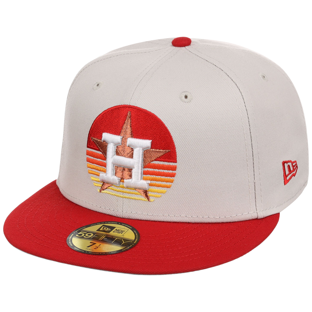 Houston Astros Space City Sunrise - New Era 59FIFTY Stone/Red