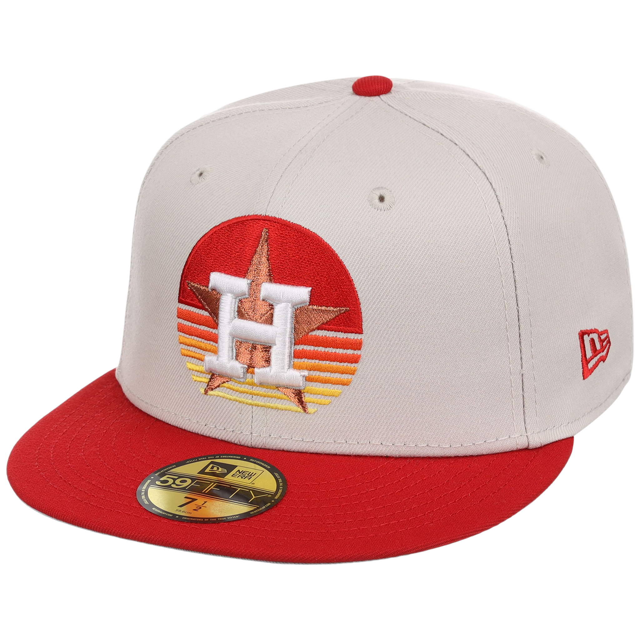 Houston Astros Space City Sunrise - New Era 59FIFTY Stone/Red