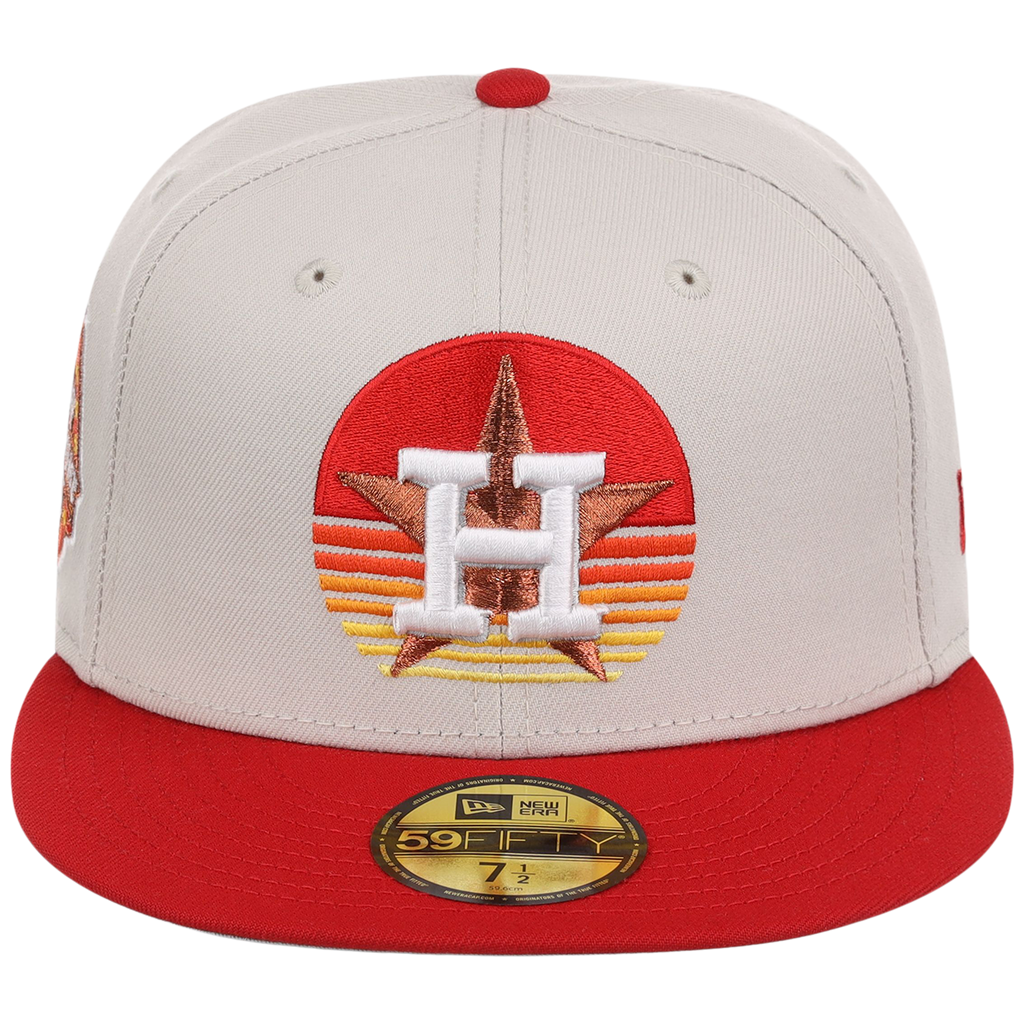 Houston Astros Space City Sunrise - New Era 59FIFTY Stone/Red