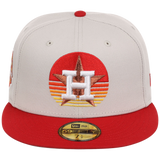 Houston Astros Space City Sunrise - New Era 59FIFTY Stone/Red