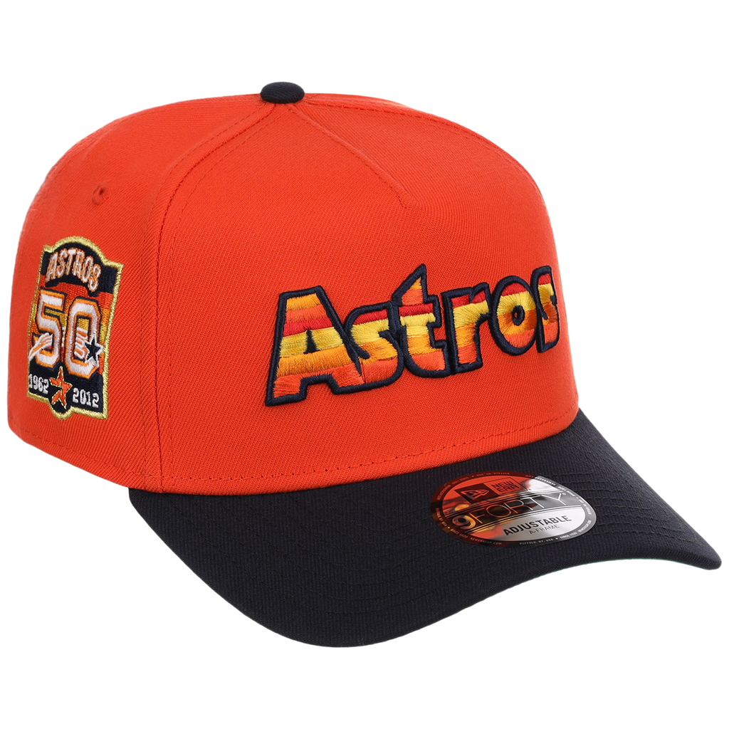 Houston Astros Space City Sunrise - New Era 9FORTY Orange/Navy
