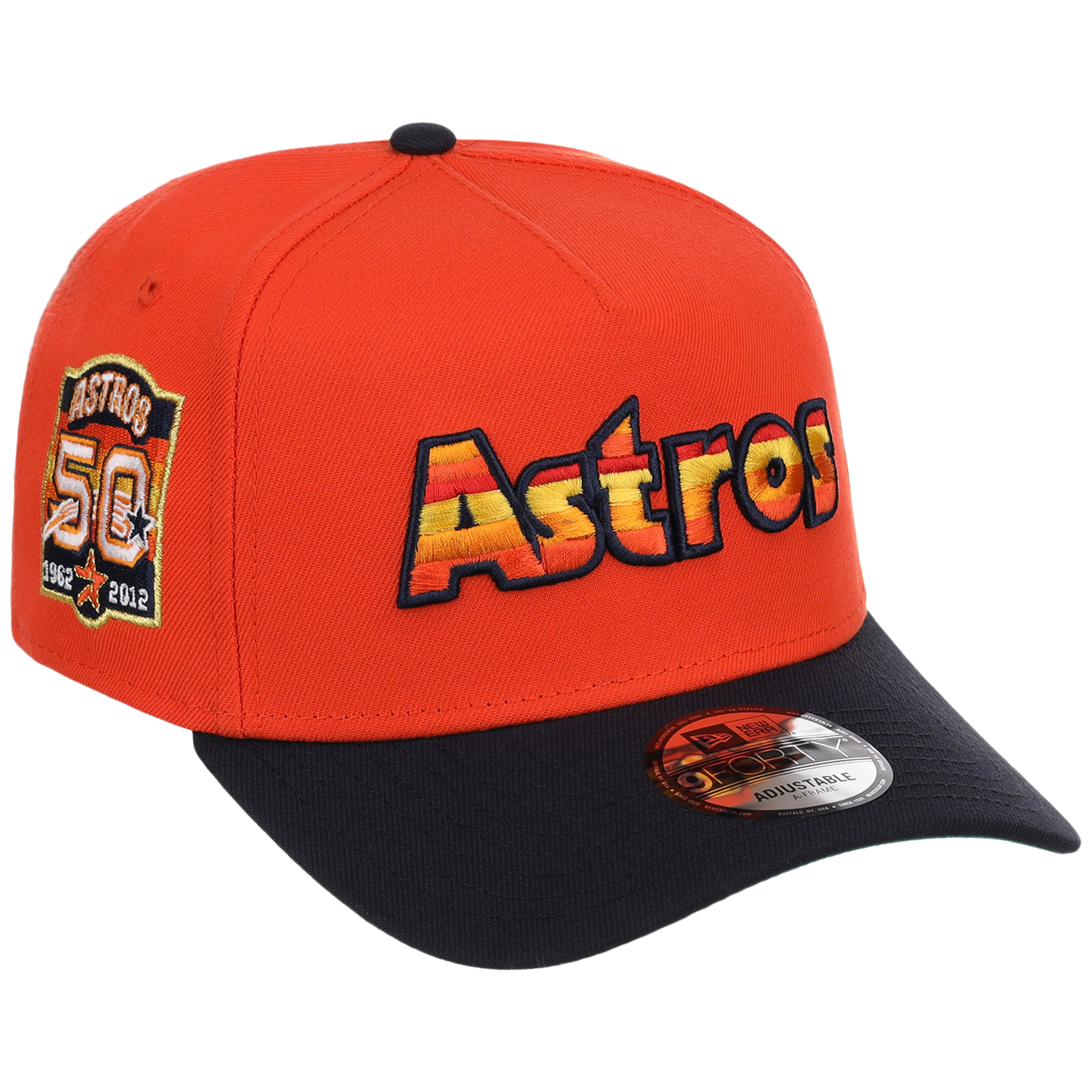 Houston Astros Space City Sunrise - New Era 9FORTY Orange/Navy