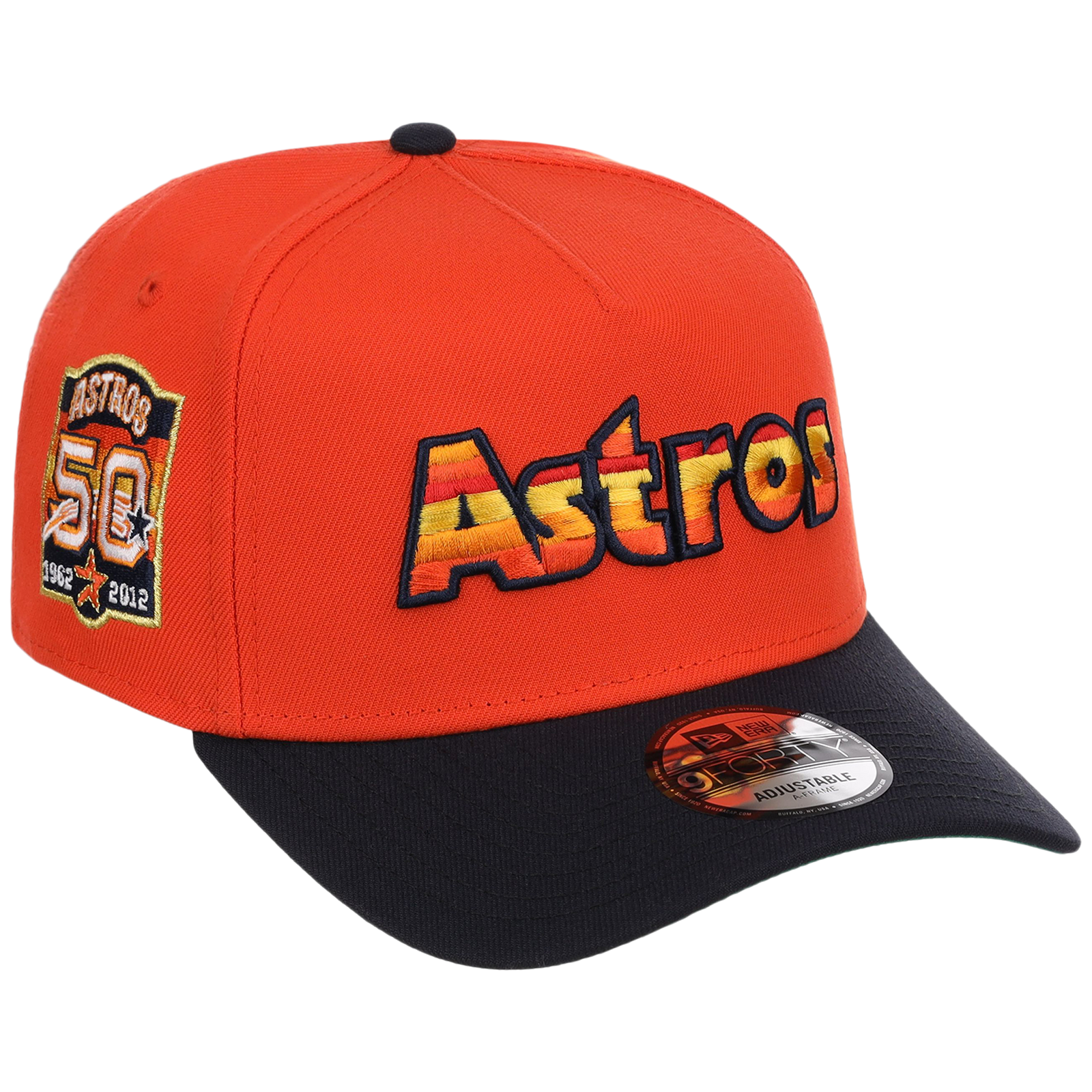 Houston Astros Space City Sunrise - New Era 9FORTY Orange/Navy