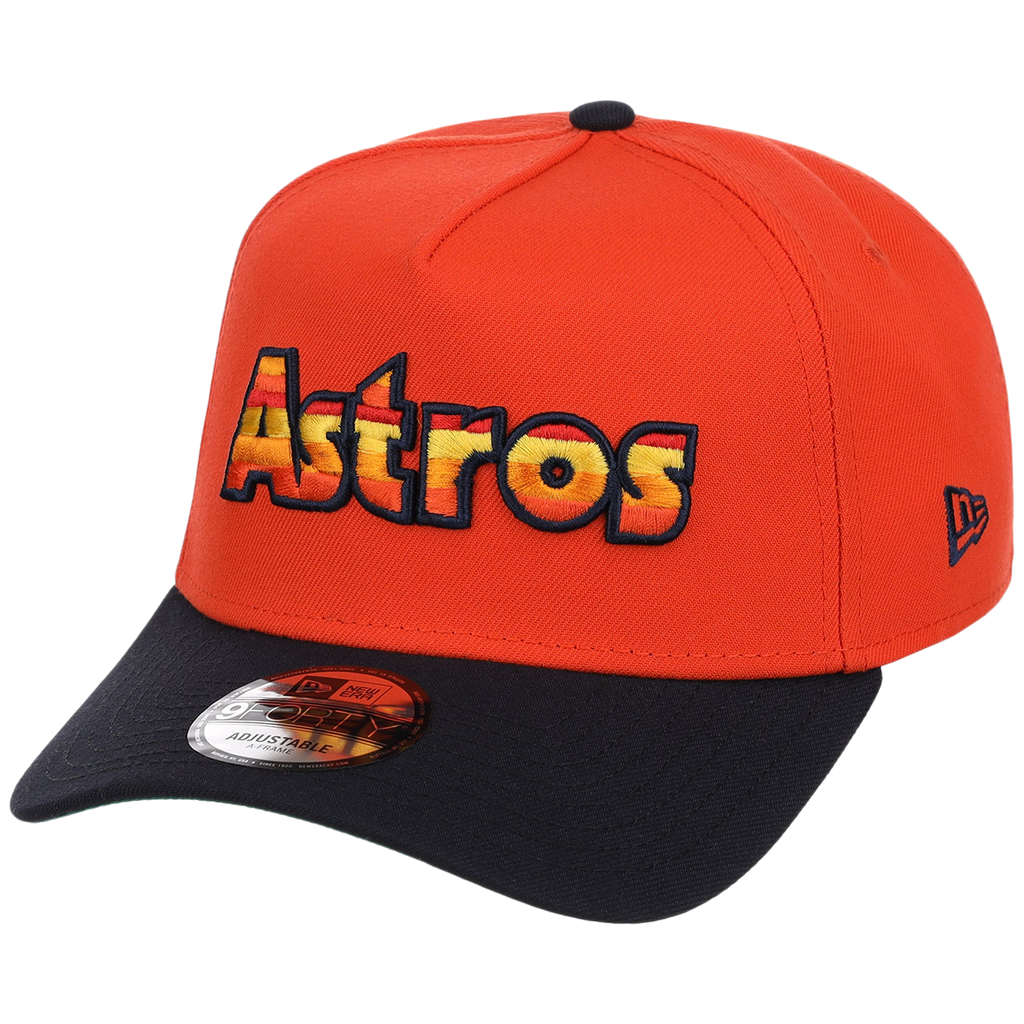 Houston Astros Space City Sunrise - New Era 9FORTY Orange/Navy