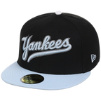 New York Yankees The Chamber New Era 59FIFTY - Black/Light Blue