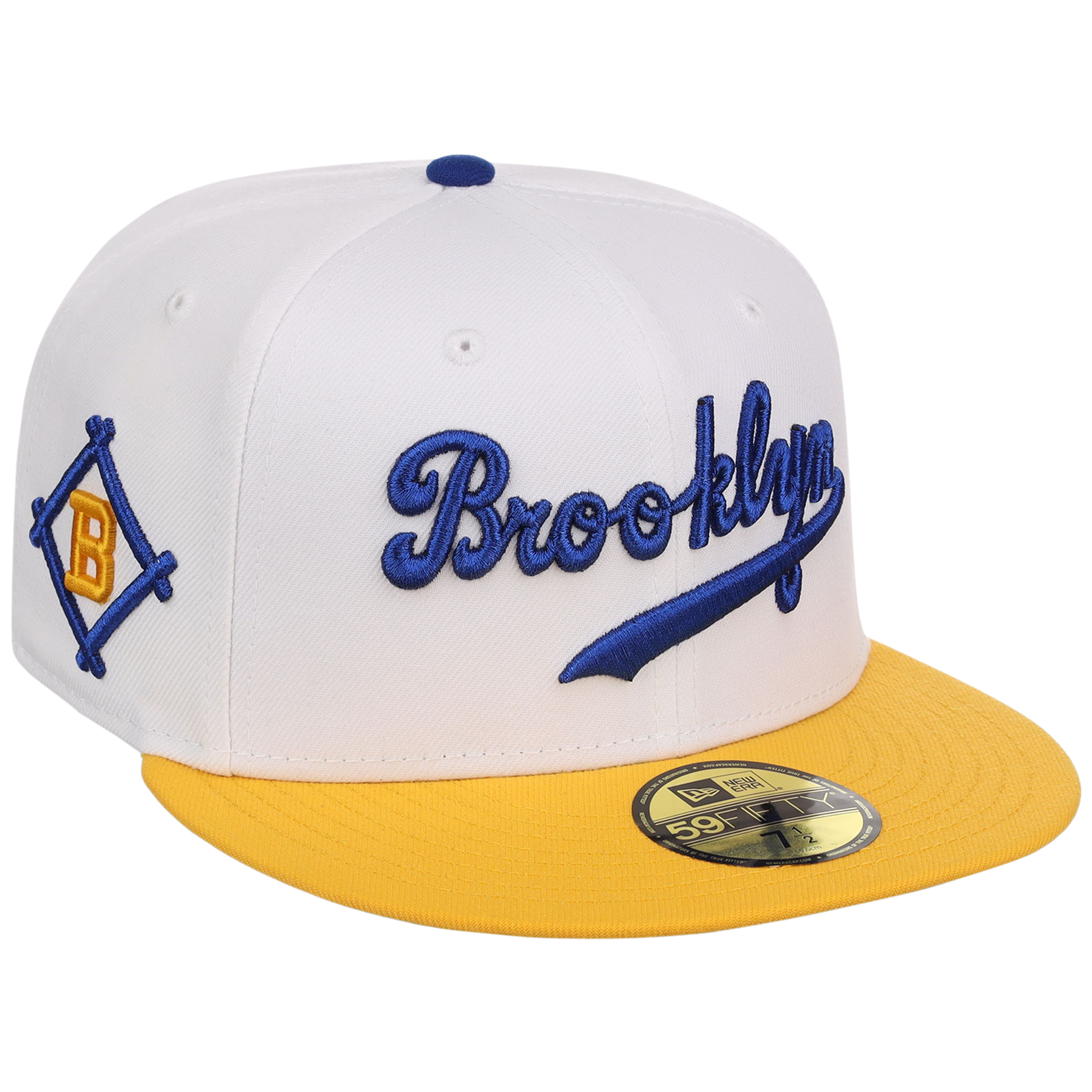 Brooklyn Dodgers The Chamber New Era 59FIFTY - White/Golden Yellow