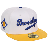 Brooklyn Dodgers The Chamber New Era 59FIFTY - White/Golden Yellow