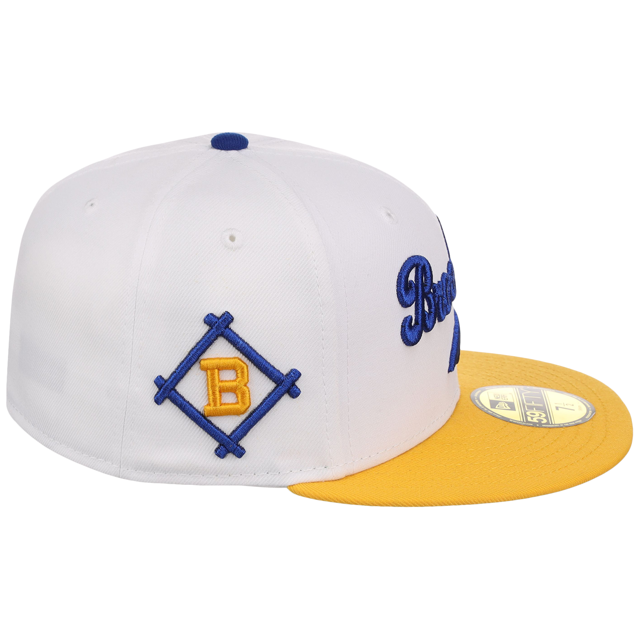 Brooklyn Dodgers The Chamber New Era 59FIFTY - White/Golden Yellow