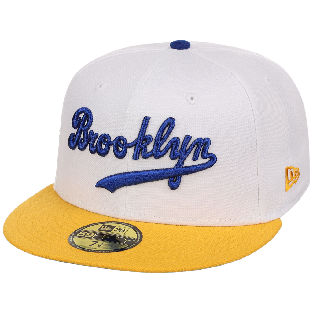 Brooklyn Dodgers The Chamber New Era 59FIFTY - White/Golden Yellow