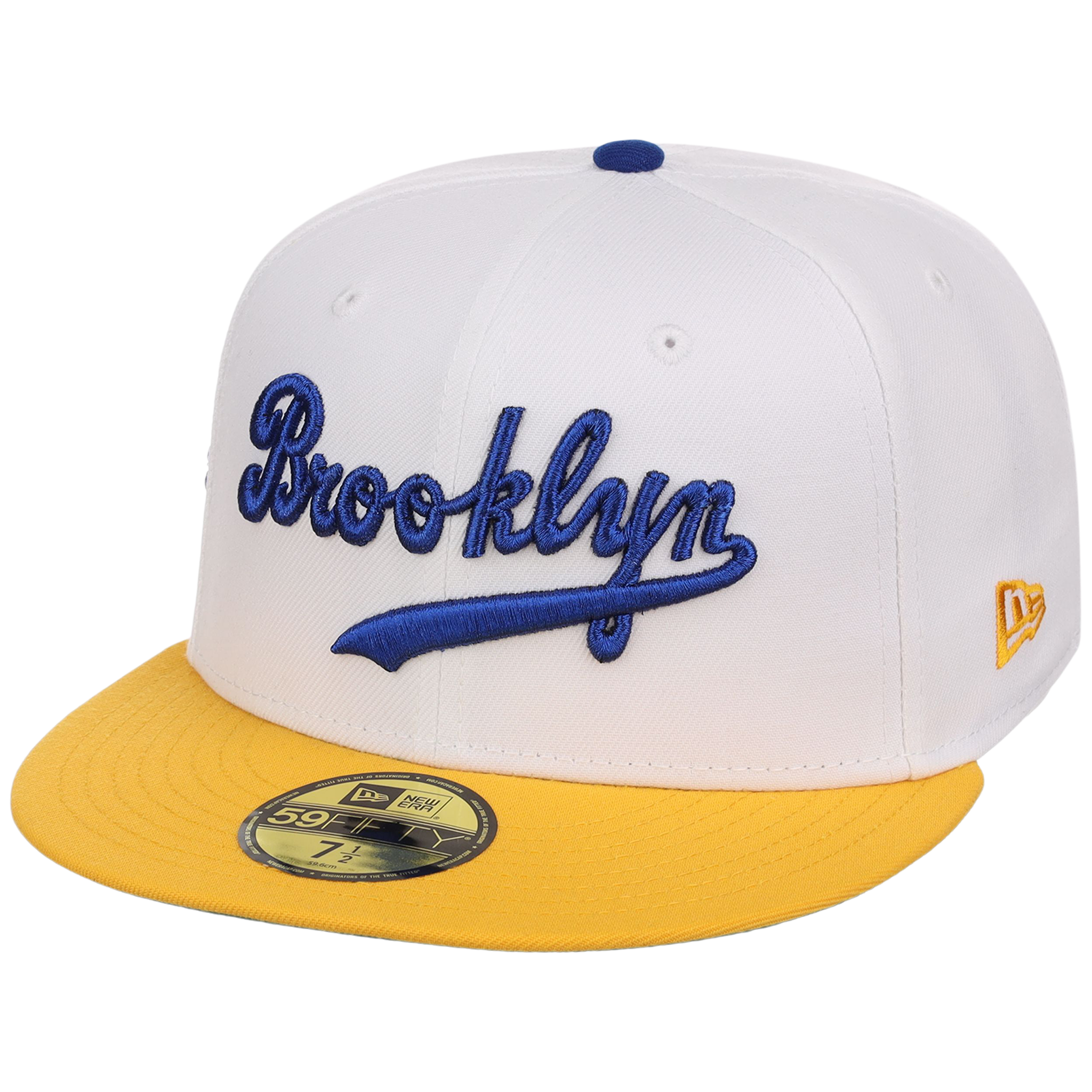 Brooklyn Dodgers The Chamber New Era 59FIFTY - White/Golden Yellow