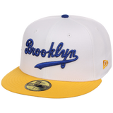 Brooklyn Dodgers The Chamber New Era 59FIFTY - White/Golden Yellow