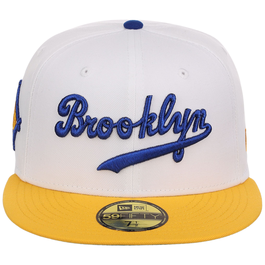 Brooklyn Dodgers The Chamber New Era 59FIFTY - White/Golden Yellow