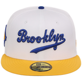 Brooklyn Dodgers The Chamber New Era 59FIFTY - White/Golden Yellow