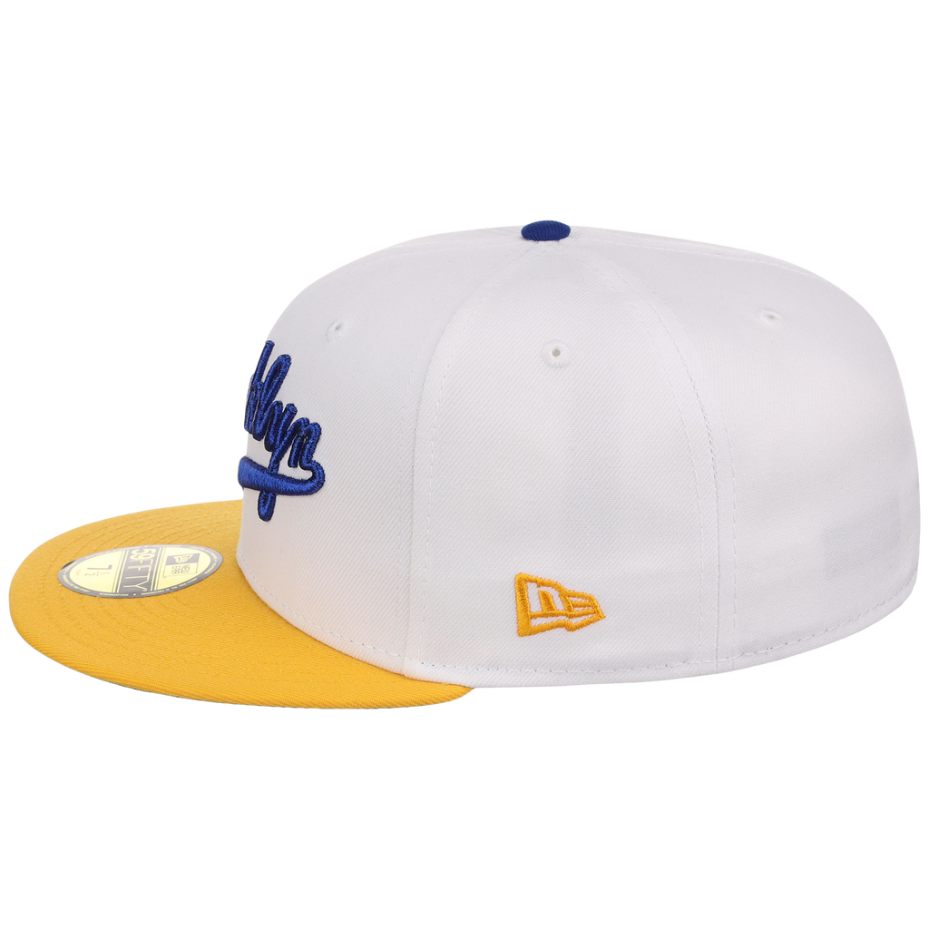 Brooklyn Dodgers The Chamber New Era 59FIFTY - White/Golden Yellow